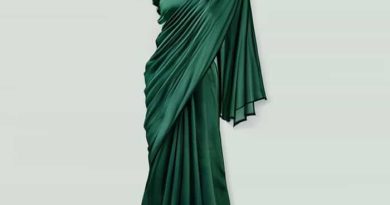 Dark Green Organza Saree