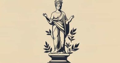 Divine Flora Patroness Statue