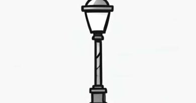 How To Draw A Street Lamp