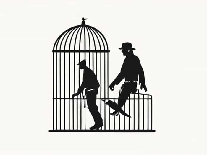 John Wayne Walk Birdcage