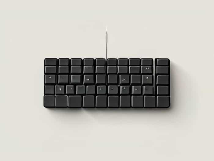 Keyboard Divided By Symbol