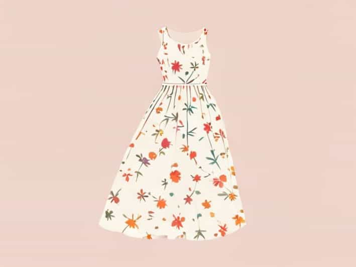 Skye Maxi Dress In Ditsy Floral