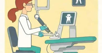 A Dental Hygienist Uses X Rays