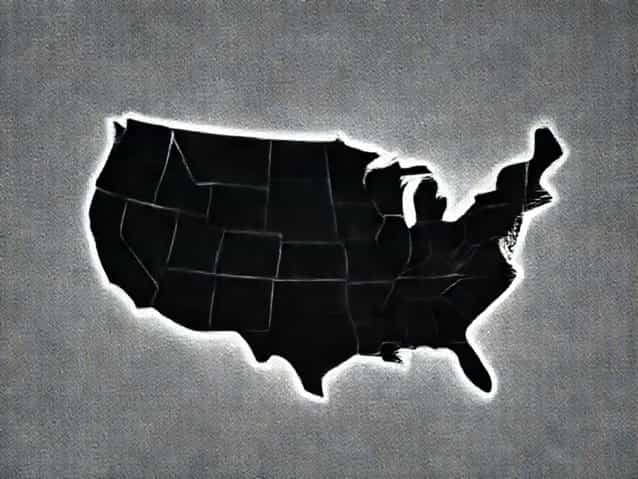 Blank Map Of The United States