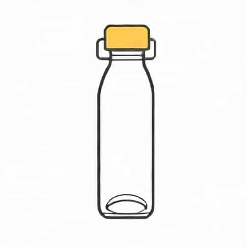 Glass Water Bottle Unbreakable