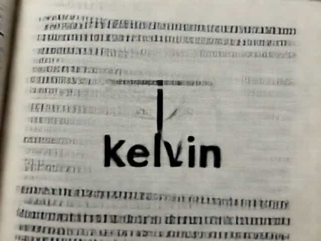 Meaning Of Kelvin In The Bible