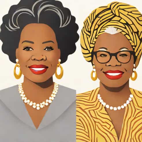 Oprah Winfrey And Maya Angelou