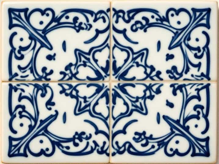 Victorian Light Arabesque Tile