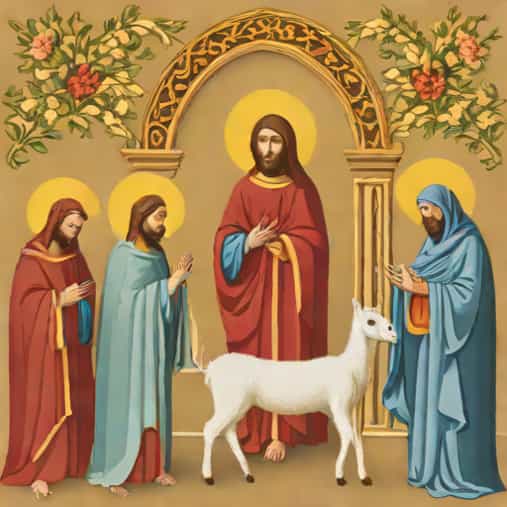 Adoration Of The Lamb From The Ghent Altarpiece