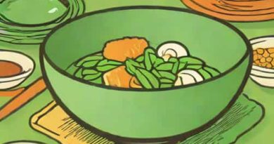 Briny Green Bowlful At A Japanese Restaurant