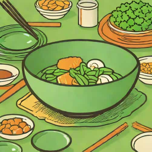Briny Green Bowlful At A Japanese Restaurant