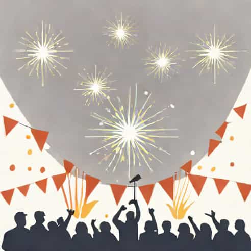 Loud Pyrotechnic Displays During A Celebration Is Called