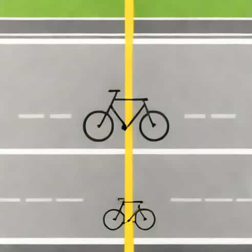 Maximum Distance In Bicycle Lane To Overtake