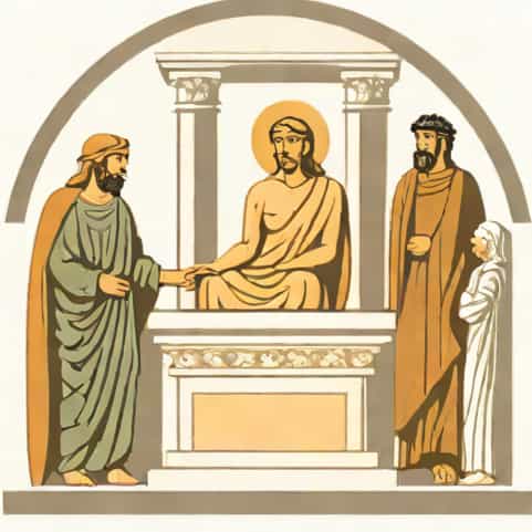 She Supervises Orestes Trial In The Eumenides
