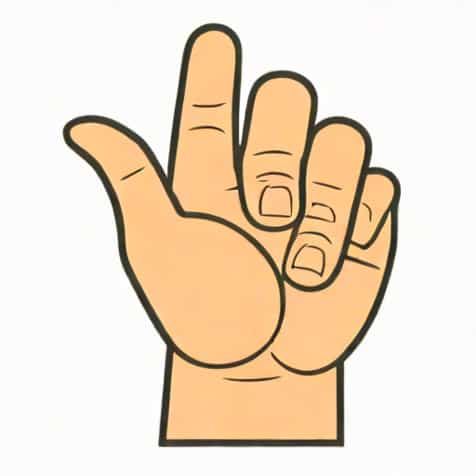 Using The Thumb And Forefinger To Squeeze Muscles