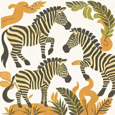 Zebras And Pythons Live Together In Symbiosis