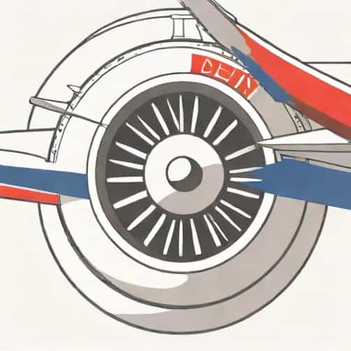 Delta Boeing 757 Nose Wheel