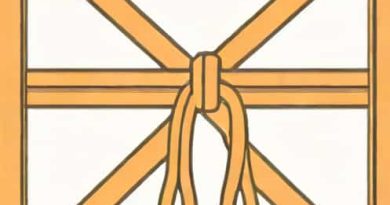 How To Tie A Square Lashing
