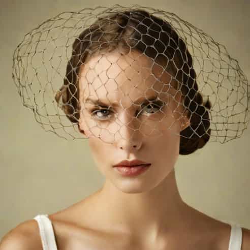 Jennifer Behr Birdcage Veil