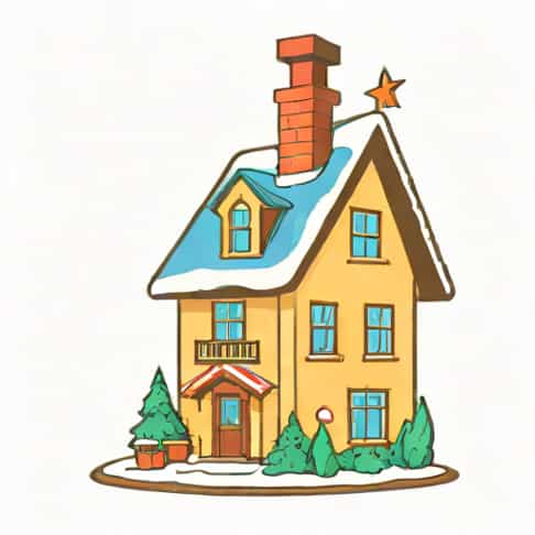 Jim Shore Up On The Housetop