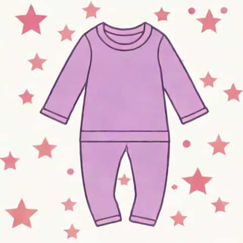 Purple Skivvy For Baby Girl