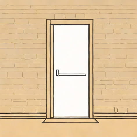 Stick Book In Doorpost