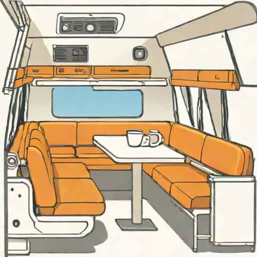 U Shaped Dinette For Rv