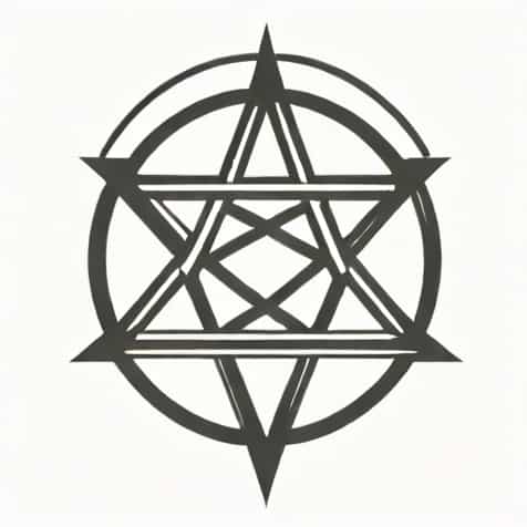 Upside Down Pentagram Wicca