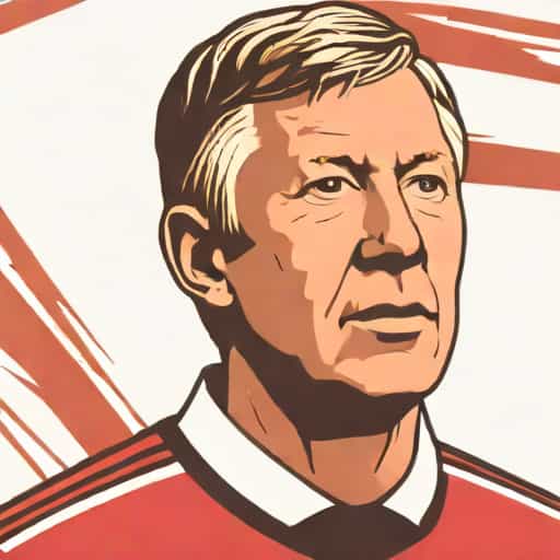 Young Alex Ferguson